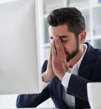 emprendedor preocupado