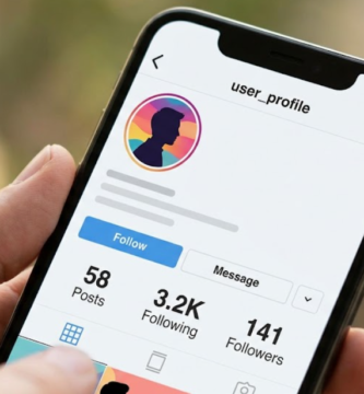 Perfil de Instagram con pocos seguidores.